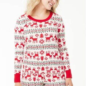 Hanna Andersson Women's Holiday Long John Pajamas